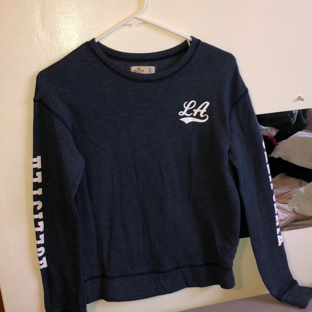 Hollister Navy Women’s Crewneck XS